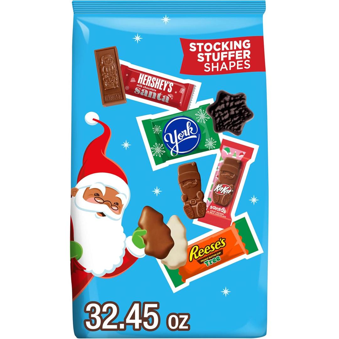 Hershey Assorted Flavored, Christmas Candy Bulk Bag, 32.45 oz (32.45 Ounce (Pack of 1))