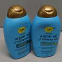 OGX Renewing +Cold-Pressed Argan Oil of Morocco Hydrating Hair Shampoo, Help Moisturize, Soften & Strengthen Hair, Paraben-Free with Sulfate-Free Surfactants, 13 fl oz (Pack of 2)