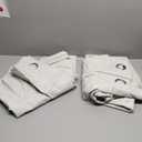 H.VERSAILTEX Linen 100% Blackout Curtains for Bedroom Full Light Blocking Curtains, Textured Window Curtain for Living Room 84 inch Grommet, Energy Efficient Curtains White Liner (2 Panels, Natural)