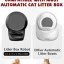 ANWA 150 Count Litter Box Robot 4/5/5 Pro/EVO Waste Bags, Upgraded 1.5X Thicker Cat Litter Bags for Automatic Litter Box, Drawstring Design, Zero Leaks