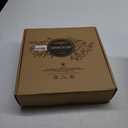 NALONE 24 Inch Snow Flocked Christmas Wreath, Pre-Lit Artificial Christmas Wreaths with 40 LED Lights&Timer, Pine Cones and Red Berries, Xmas Wreath for Front Door Decoration (Snow Flocked)