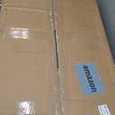 Sweetcrispy Video Game Desk Chair - Ergonomic Computer with Footrest and Comfy Lumbar Support, PU Leather Recliner with Headrest, Fixed Up Armrest, Height Adjustable with 360 Swivel, White, Adults