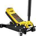 VEVOR 3 Ton Low Profile, Heavy-Duty Steel Racing Floor Jack with Dual Pistons Quick Lift Pump, Lifting Range 3.35"-19.69"