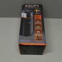 KRUPS Silent Vortex Electric Coffee Grinder: 3 oz Capacity, 5x Quieter, 175W Motor for Coffee Beans, Spices & Herbs - Removable Dishwasher-Safe Bowl, 12-Cup Yield, Black