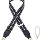 Purse Shoulder Strap Replacement Adjustable Belt Crossbody Canvas Guitar Strap for Bag Handbags Wide 1.5 inch