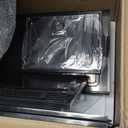 6 Pack Upgrade Harder Shoe Organizer, Shoe Storage with Magnetic Front Door, Clear Shoe Boxes Foldable Space-Saving Shoe Rack for Sneaker Boot Container, Black