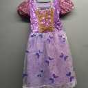 Meland Princess Dresses for Girls - Light Up Princess Costume for Little Girl, Halloween Costumes & Gift for Toddler Age 3-10 (5-6 Years)