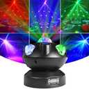 Dreamland LED RGBW Disco Light Party Light, Rotation Moving Head DJ Lights with DMX Sound Auto, Party Lights Indoor for Party Stage Lighting DJ Disco Club Christmas