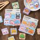 3 x 60PCS Cute Cartoon Animal Stickers Pack for Kids, Funny Animal Waterproof Vinyl Stickers for Water Bottles, Scooters, Stationery and Luggage