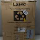 Lasko Pedestal Fan, Oscillating Fan for Bedroom with Adjustable Height and 3 Cooling Speeds, Portable, 18", Black
