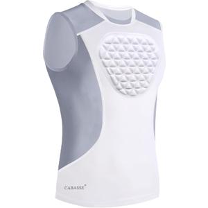 Youth Chest Protector, Heart-Guard/Sternum Protection Shirt for Baseball, Football, T Ball, Lacrosse & Goalies (Medium)