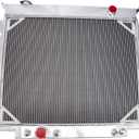 Aluminum Radiator Replacement for 1983-1994 Ford F150 F250 F350 F59 Diesel 6.9L 7.3L V8 Core Cooling Radiators 1984 1985 1986 1987 1988 1989 1990 1991 1992 1993