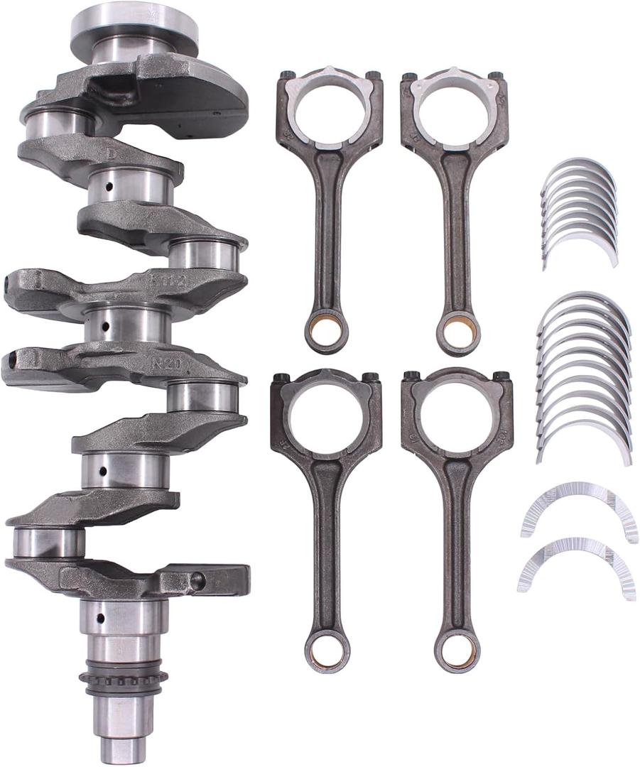 ApplianPar Engine Crankshaft with Connecting Rods and Bearing Set for Hyundai Tucson 2.0L for Kia Soul 2014-2017