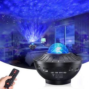Projector Galaxy Night Light, Galaxy Projector for Bedroom with Bluetooth Speaker, Timer and Remote Control, LED Starry Nebula Ceiling Projector Lamp, Gift for Kids and Adults  