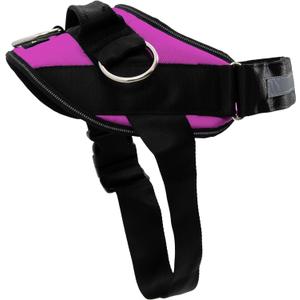 ShawnCo Essential Dog Harness, No-Pull Pet Vest with 3 Leash Clips, No Choke, Reflective, Adjustable and Padded, for Easy Walking and Training for Small, Medium and Large Dogs (Orchid, M)