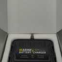 3 Bank Marine Battery Charger, 12V 30A (10A/Bank) Smart Waterproof Onboard Boat Battery Charger, Battery Maintainer & Desulfator for SLA/AGM/Lithium (LiFePO4), Calcium and Deep-Cycle Batteries