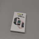 FITVII FINO 2 Slim Fitness Tracker, Smart Watch with Blood Oxygen, Sleep Monitor, 24/7 Heart Rate & Blood Pressure, IP68 Waterproof Health Activity Trackers with Calories Step Counter for Women Men (Black)