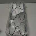 Durmmur 2 Pack Pot Lid Organizer Rack, 6-Tier Pot Lids Holder for Cabinet Door/Wall, No Drilling Adhesive Wall/Door Mounted Rustproof Pot and Pan Cover for Kitchen Storage, Classic Black