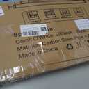 Fairy Baby 22.8"-25.5" Narrow Baby Gate for Stair, Pressure Mounted Auto-Close Pet Gate for Small Walk Thru and Doorways, Safety Child Gate No Drilling, No Extensions, Black