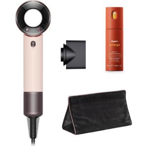 Dyson Supersonic Travel Styling Duo (Supersonic Travel™ Hair Dryer + Omega™ Leave-in Conditioning Spray) + Supersonic™ Travel Bag Black/Rose