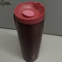 Owala SmoothSip Slider Stainless Steel Insulated Travel Mug with handle, 100% Leak Proof, For Hot and Cold Drinks, Travel Friendly with Sliding Lock Lid, 24 oz, BPA Free, Leak Proof, Black Cherry