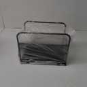 AIYAKA Pull-out Cabinet Organizer, Stackable 2-tier Under Sink Rack, with Sliding Storage Drawer for Pantry, and Desktop, for Bathroom, Kitchen, Office, Black