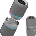 ADX True Wireless Stereo Split Speakers Detachable Wireless 5.3 System with Dual 52mm Drivers for Immersive Cinematic Audio & Clear Outdoor Volume (Gray)