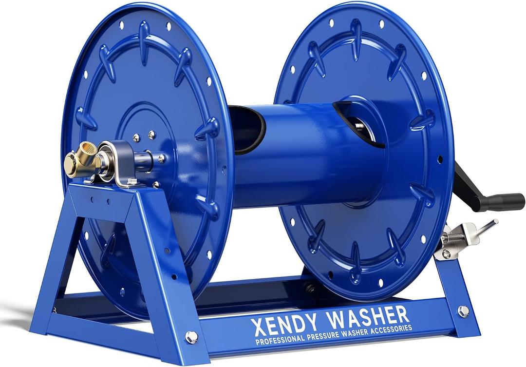 Pressure Washer Hose Reel 350FT x 3/8" or 455FTx1/4”