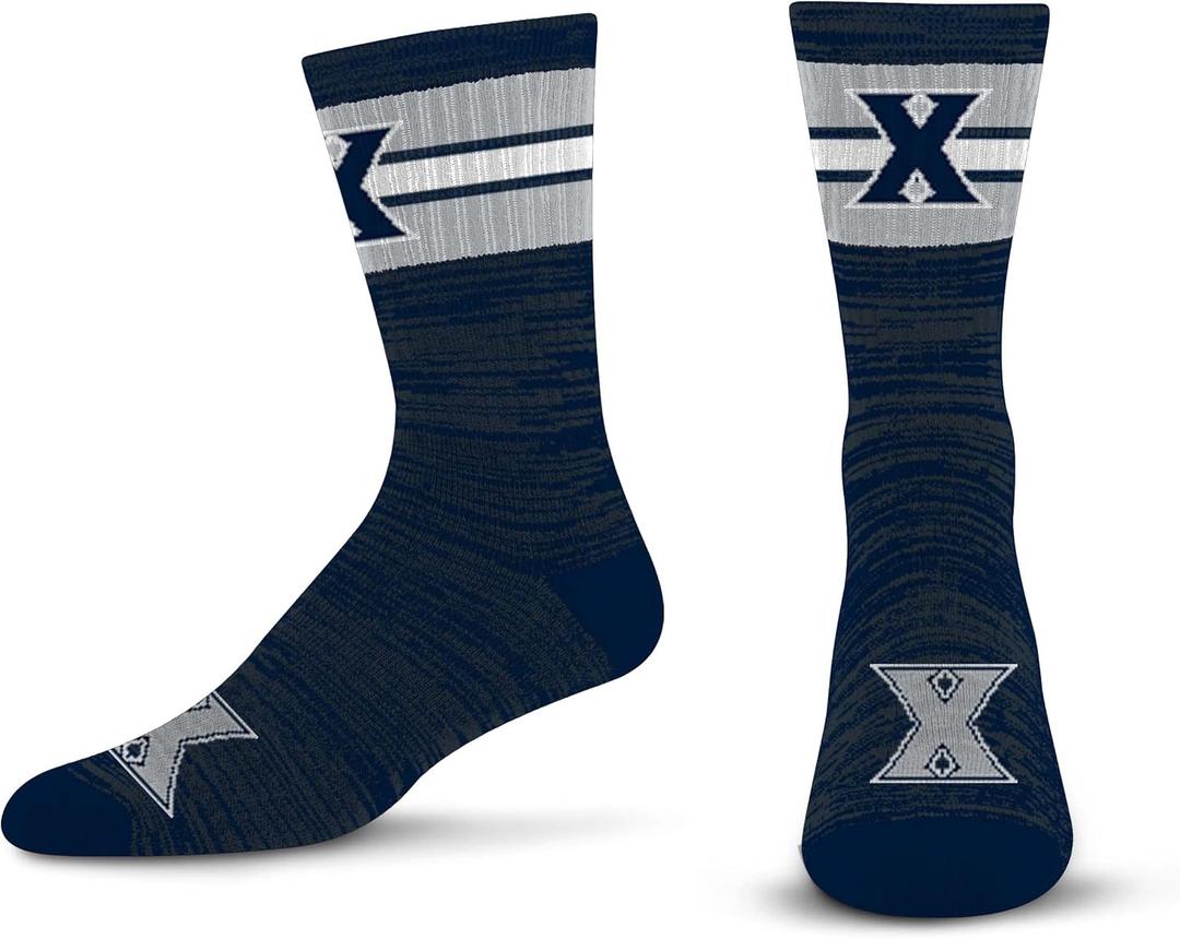 For Bare Feet NCAA Unisex Ncaa First String Crew Sock (Large, Team Color)