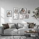Bluesun Picture Frames 8x10 Black for Wall Hanging or Tabletop - 8 by10 Glass Frame Great for Vertical and Horizontal, Birthday Gifts for Men Boyfriend Dad Boss Loved Ones (8x10, Black)