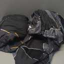 LiveGo L Shape Sofa Cover Sectional Couch Slipcover 2 Piece Stretchy Elastic 3 Seater Chaise Sofa Furniture Protector Slip Covers with 4pcs Pillowcases for Living Room Pets Kids (Black1)