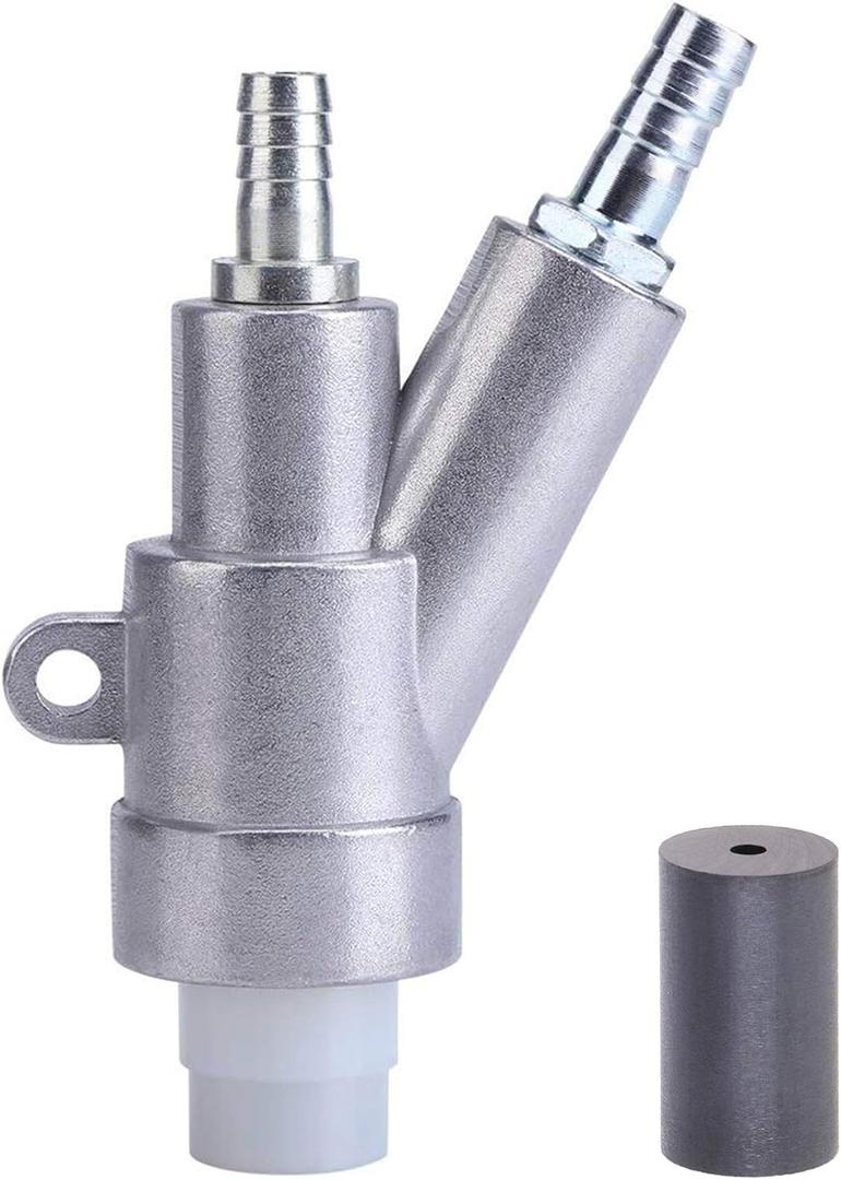 Jewboer Sand Blaster Kit, Sandblaster Sandblasting for Blast Cabinet with Boron Carbide Nozzle (6MM)