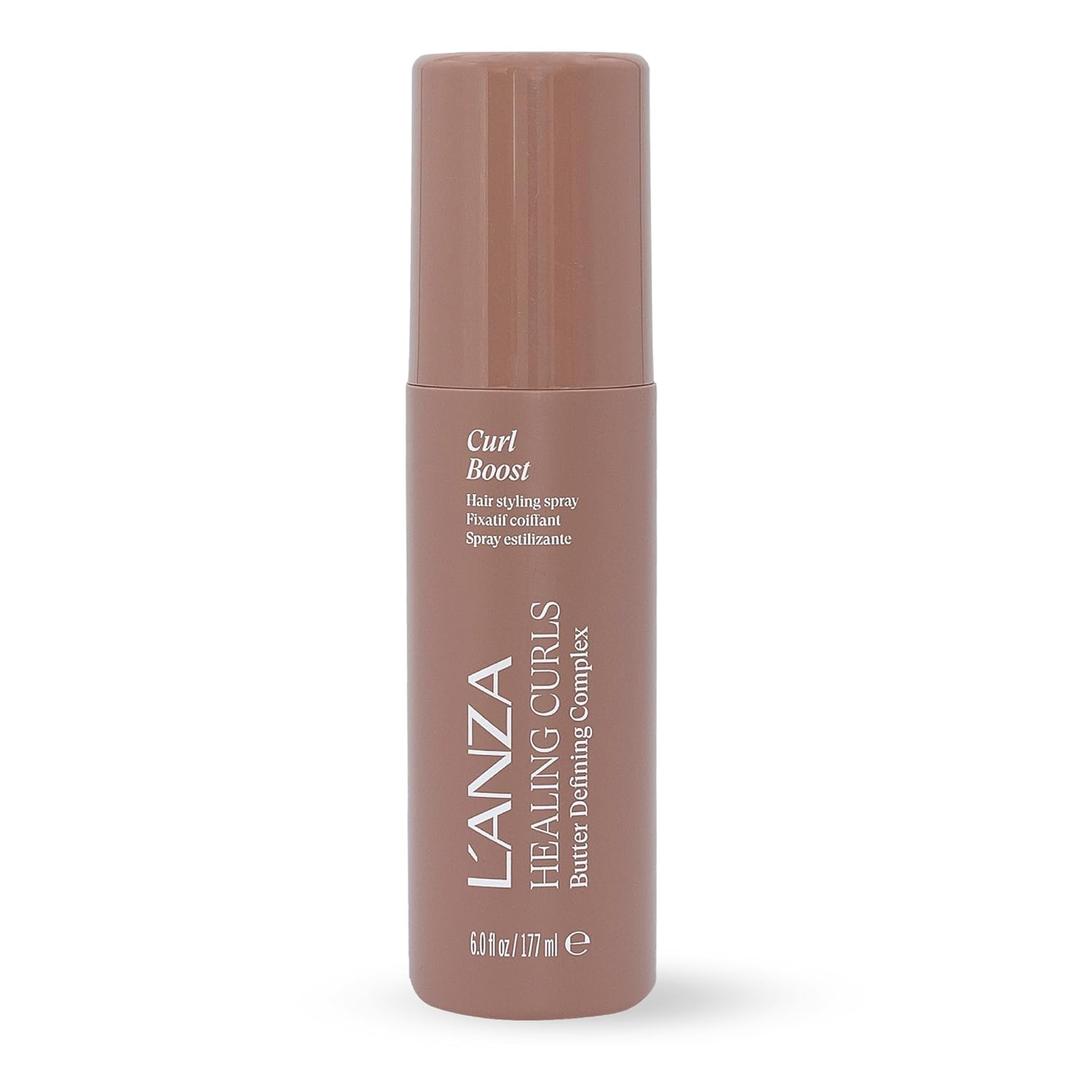 L'ANZA Healing Curls Boost Activating Spray, Vegan Styling Texture Hairspray, Anti-Humidity, Revives Pattern, Adds Moisture, Frizz Control, Preps For Diffusing, Color Safe, Sulfate Free (6 Fl Oz (Pack of 1))