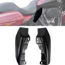 Mid Frame Air Deflector for Harley Touring,Heat Shields Mid-Frame Air Deflector Compatible for Harley Street Glide Road Glide Road King Electra Glide 2009-2023 Accessories (Vivid Black)