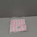 Pink and White Striped Long Socks