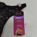 Maidenform Women's Wireless Bralette, Pure Comfort Lace Longline Bra, Convertible Bra for Women Black 36D