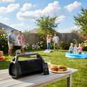 120W Outdoor Boombox, Portable Waterproof Bluetooth Speaker with TWS, Punchy Bass, Built-in Strap & Handle, 30H Playtime for Parties, Beach, Gym, Patio