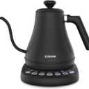 Cosori Electric Gooseneck Kettle with 5 Temperature Control Presets, Pour Over Kettle for Coffee & Tea, Hot Water Boiler, 100% Stainless Steel Inner Lid & Bottom, 1200W, 0.8L, Black