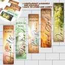 FuWeave 5 Pcs Church Banners 2ft x 6ft Mother Day Church Banners Names of God Sanctuary Christian Decor Jehovah Rophe Religious Hanging Signs for Wall Welcome Backdrop Inspirational Sunday Event Gift