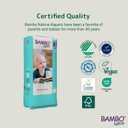 Bambo Nature Hypoallergenic Baby Diapers, Eco-Labeled Diapers, Enhanced Leakage Protection, Totally Chlorine-Free, Skin Friendly, and Super Absorbent - Size 3 (156 Count)