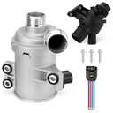 11518635089 Electric Engine Water Pump with Thermostat Compatible with BMW F22 F30 F34 F32 F10 F11 F25 F26 F15 E89 E84, 228i 328i 428i 528i Z4 X1 X3 X4 X5, N20B20 180kW L4 2.0L, Replace # 11517604027