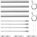 MOASKER Grill Replacements Parts for Charbroil Performance 4 Burner 463365021 463352521 463365522 Gas Grill,5 Burner 463448021 463450022 463451022, Heat Plate,Grill Burner,Grill Igniter,Crossover Tube