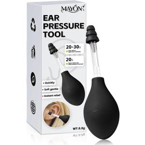 Ear Pressure Relief Suction Device,Migraine and Headache Relief Products, Airplane Ear Pressure Relief Through Inner Ear Pressure Balance, Reduces Tension. (1 count (Pack of 1))
