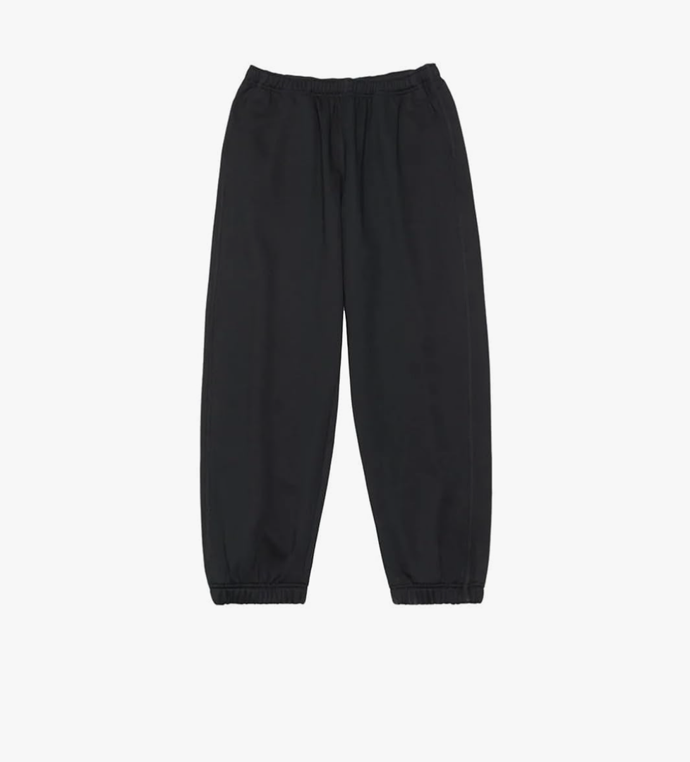 Mens Pocket Embroidery Sweatpants Casual Drawstring Elastic Waist Loose Wide Leg Jogger Pants XL