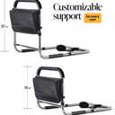 Medical king Bed Assist Rail Without Legs Bed Assist Rails for Seniors ASTM Approved Bed Assist bar with Storage Pocket Easy to get in or Out of Bed Safely with Floor Support
