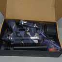 Electric Gel Ball Blaster, High Speed Automatic Splatter Ball Blaster with 60000+ and Goggles, Rechargeable Splatter Ball Toys for Outdoor Activities Game Party-Blueblack