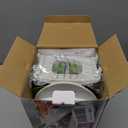 Mueller Pro-Series All-in-One, 8 Blade Mandoline Slicer for Kitchen, Food Chopper, Vegetable Slicer and Spiralizer, Cutter, Dicer, Grater, Kitchen Gadgets Sets with Container, White Sand/Pastel Green