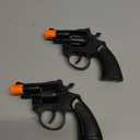 ArtCreativity Shot Cap Gun Revolver Toy for Kids, Set of 2, Cool Shooter Toys for Boys and Girls, KidSafe Revolver Toy Pistol for Active Fun, Great Accessory for Children 4 5 6 7+