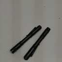 Honoson 2 Pieces UV Black Light Flashlight Small Blacklight Flashlights Pen Lights for Leak, Pet Urine, Hotel Inspection, Dry Stain and Dye Detector, 5.2 Inches Long