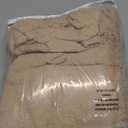 100% Cotton Throw Blanket in Light Brown Jacqard Weave Fabric with Fringe Soft All Season Cover for Bed Couch and Living Room Sofa, Chair 50x60 Inches